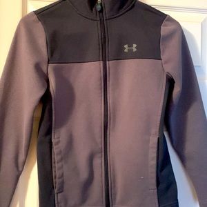 Under Armour youth medium navy/dark gray jacket